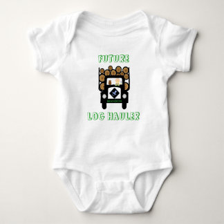 Future Log Hauler Baby Driving Log Truck Bodysuit