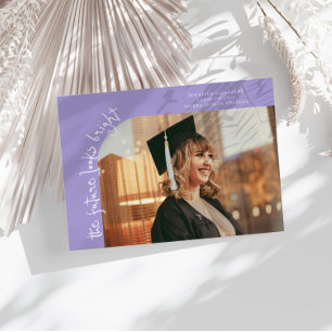 Future Looks Bright Lilac Curved Photo Announcement