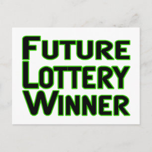 Future Lottery Winner Postcard