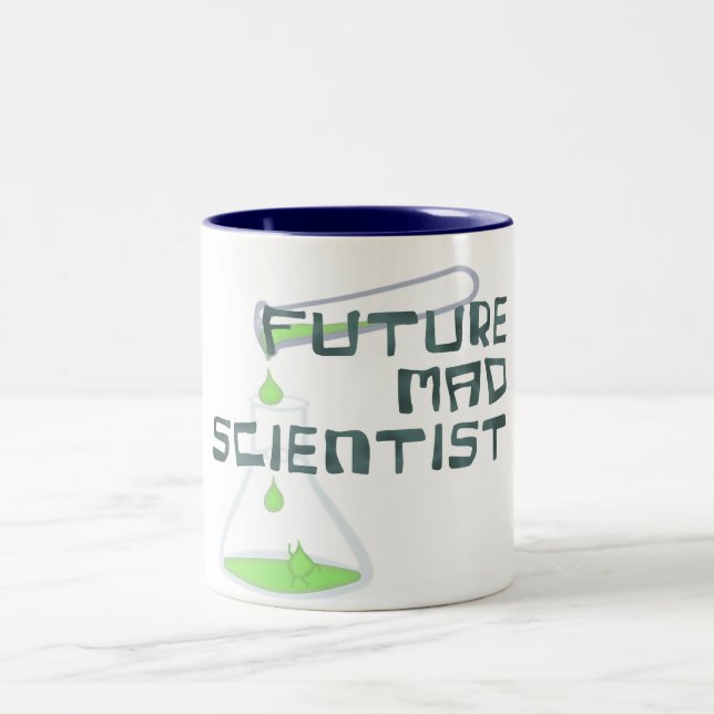 Future Mad Scientist Two-Tone Coffee Mug (Center)