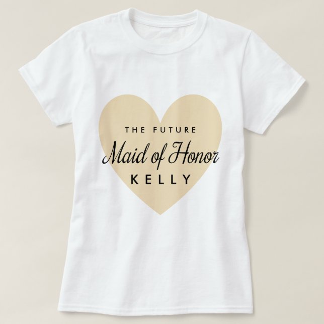 Future Maid of Honour T-Shirt (Design Front)