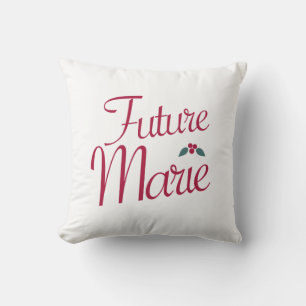 Future Marie Nutcracker Throw Pillow