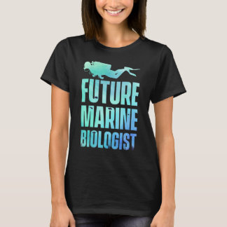 Future Marine Biologist Biology Ocean Science Stud T-Shirt