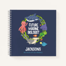 Future Marine Biologist Photo Spiral Notebook