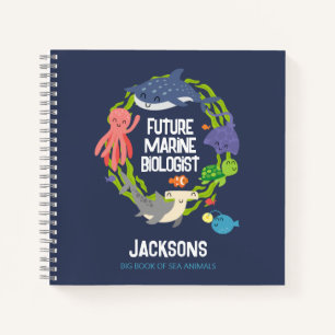 Future Marine Biologist Photo Spiral Notebook
