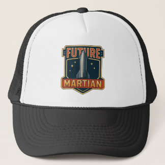 Future Martian Black Basic T-Shirt Trucker Hat