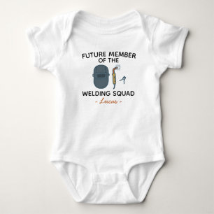 Future Member of The Welding Squad - Metal Worker Baby Bodysuit