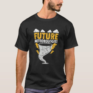 Future Meteorologist Sun Rain Storms Grunge T-Shirt