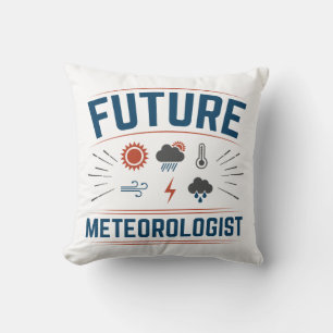 Future Meteorologist Throw Pillow