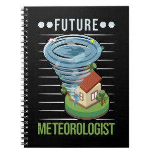 Future Meteorologist Tornado Weatherman Notebook