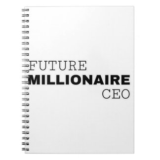 FUTURE MILLIONAIRE CEO FOR HER AND HIM NOTEBOOK