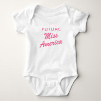 Future Miss America | Girl baby clothing