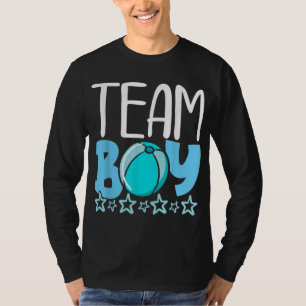Future Mom Dad Baby Announcement Team Boy Gender R T-Shirt