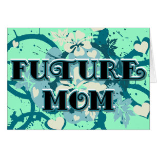 Future Mom - Hearts and Flowers