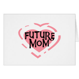 Future Mom Pink Heart Tshirts and Gifts