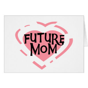 Future Mom Pink Heart Tshirts and Gifts