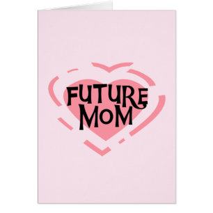 Future Mom Pink Heart Tshirts and Gifts