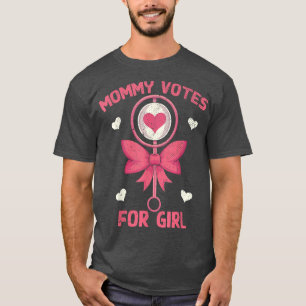 Future Mom Team Girl Mommy Baby Shower Gender Reve T-Shirt