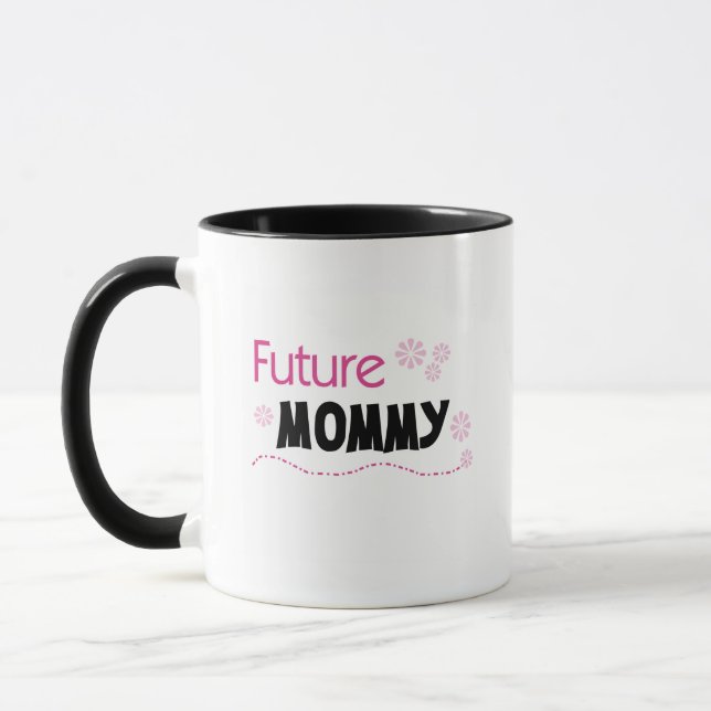 Future Mommy Tshirts and Gifts Mug (Left)