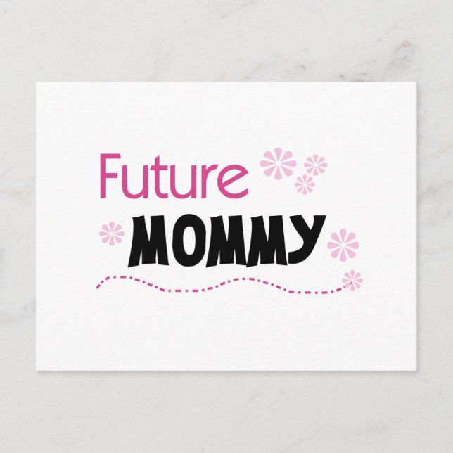 Future Mommy Tshirts and Gifts Postcard (Front)