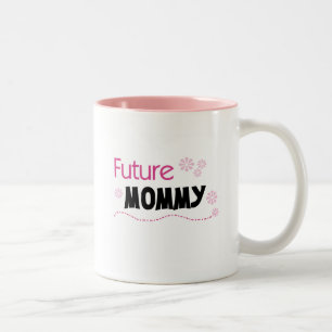 Future Mommy Tshirts and Gifts Two-Tone Coffee Mug