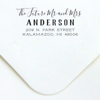 Future Mr and Mrs Engagement Return Address