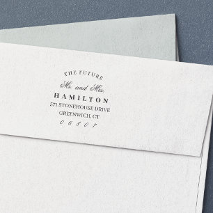 Future Mr. and Mrs.   Return Address Self-inking Stamp