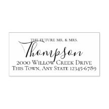 Future Mr. and Mrs. RSVP return address