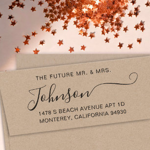 Future Mr And Mrs Wedding Save the Date Self-inking Stamp