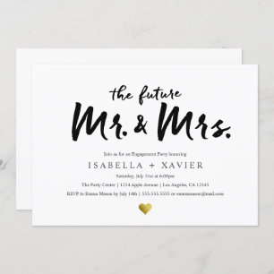 Future Mr. & Mrs. Engagement Party Invite