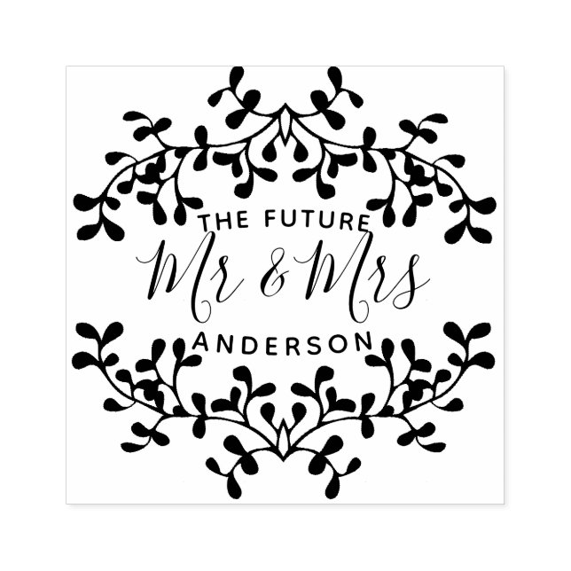 Future Mr & Mrs | Personalized Rubber Stamp (Imprint)