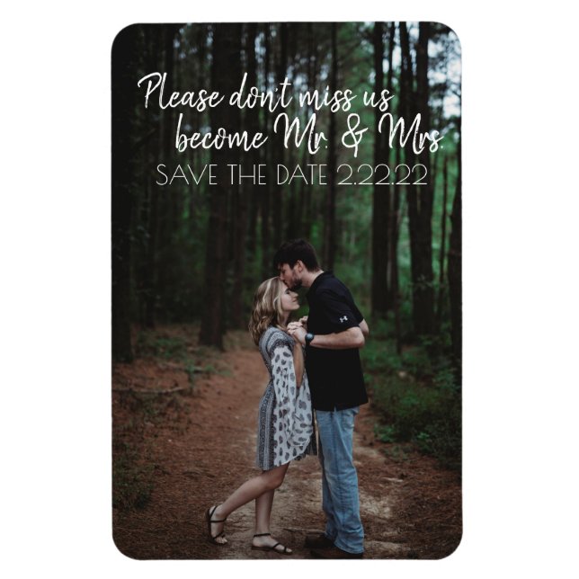 Future Mr. & Mrs. Save The Date Magnet (Vertical)