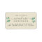 Future Mr Mrs Script Green Foliage Wedding Address