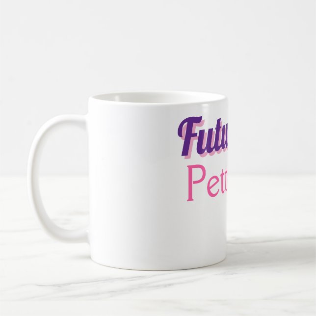 Future Mrs add namebride wedding bachelorette part Coffee Mug (Left)