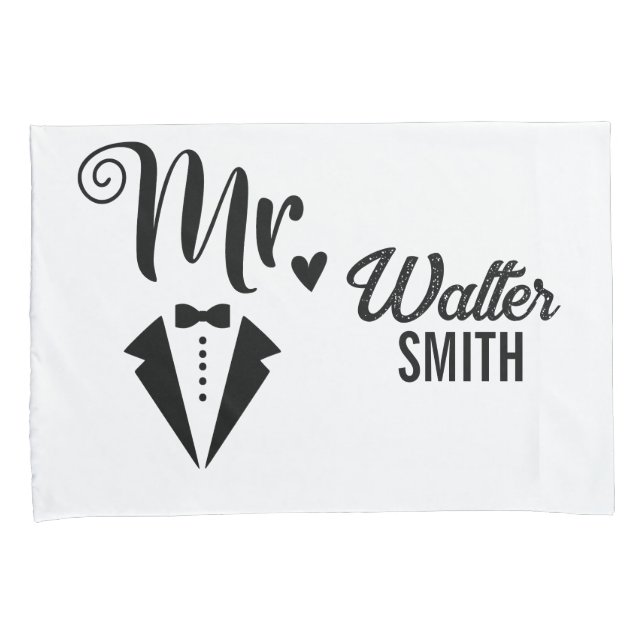 Future Mrs and MR Pillowcase (Front-Right)