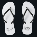 Future Mrs. Bride Bridal Party Flip Flops<br><div class="desc">Personalize the custom text  above. You can find additional coordinating items in our "For The Future Mrs." collection.</div>