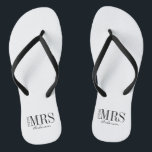 Future Mrs. Bride Bridal Party Flip Flops<br><div class="desc">Personalize the custom text  above. You can find additional coordinating items in our "For The Future Mrs." collection.</div>