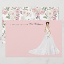 Future Mrs Bride Thank You Stationery