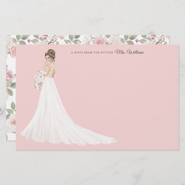 Future Mrs Bride Thank You Stationery (Front/Back)