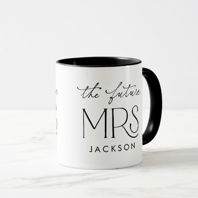 Future Mrs Bride-to-Be Coffee Cup Gift (Front Right)