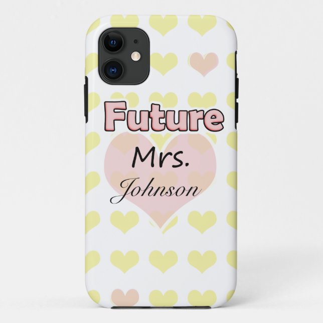 Future Mrs. Case-Mate iPhone Case (Back)