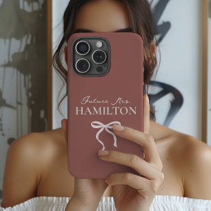 Future Mrs   Custom Elegant Script Bride to Be Case-Mate iPhone 14 Pro Max Case