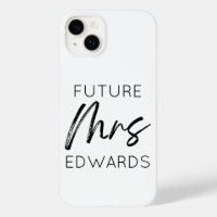 Future Mrs. Custom Last Name Bride To Be Fiancé