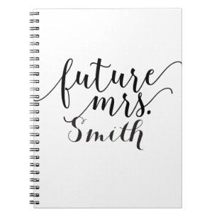Future Mrs. Custom Wedding Planning Notebook