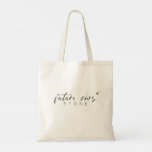 Future Mrs. Custom Wedding Tote Bag Bride<br><div class="desc">This modern and minimalist tote bag will be the perfect compliment to your special day!</div>