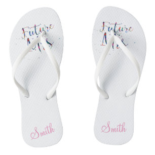 Future Mrs Customizable Flip Flops