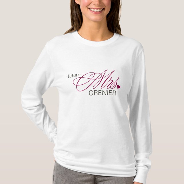 Future Mrs. Customizable T-Shirt (Front)