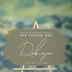 FUTURE MRS Fête des mariées Accueil Peinture Sage