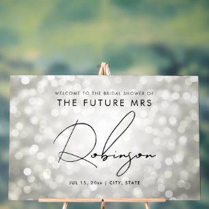 FUTURE MRS Fête des mariées Bienvenue Lumières Arg