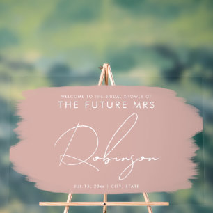 FUTURE MRS Fête des mariées Welcome Paint Dusty Ro
